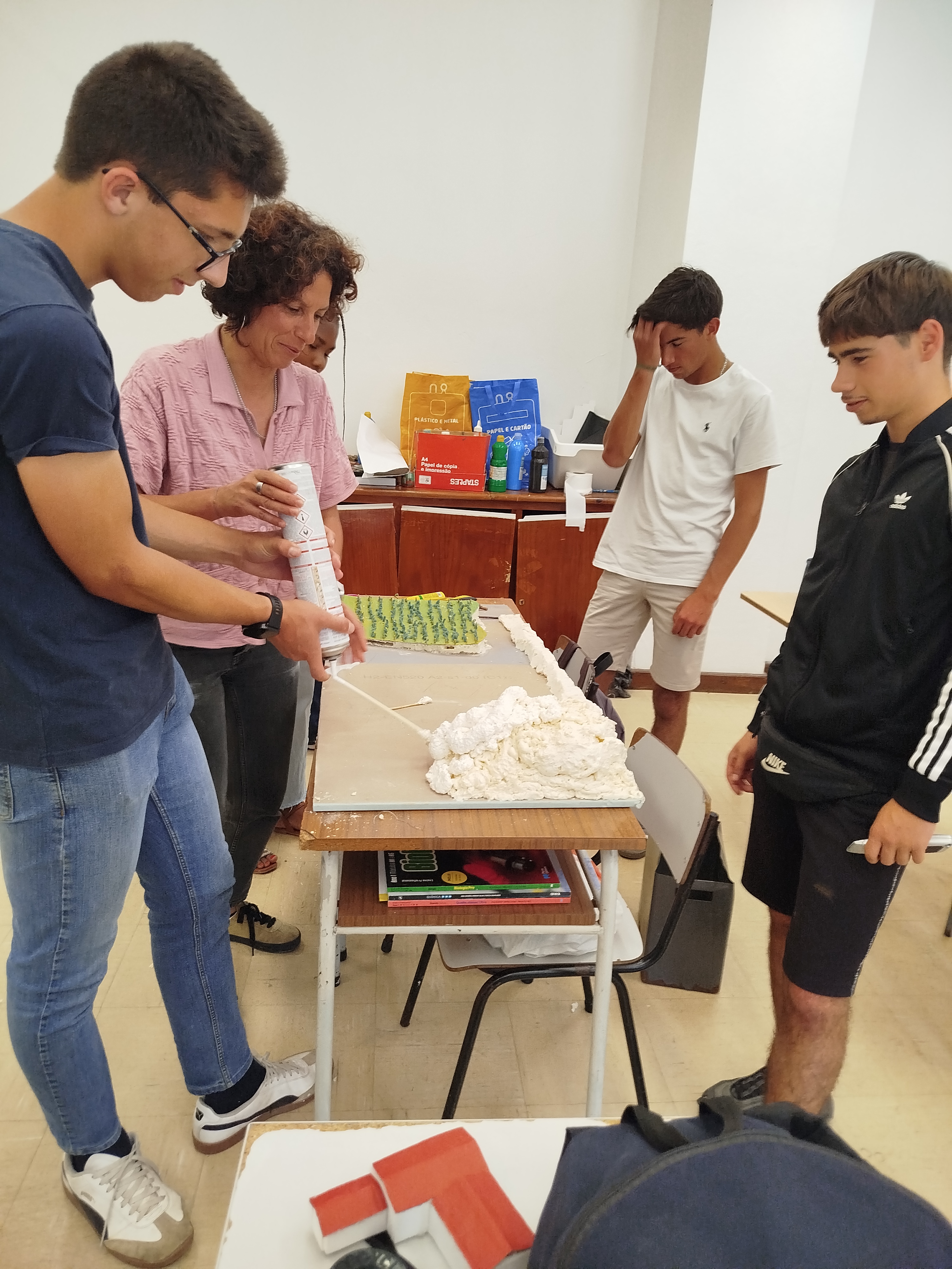 Elaboração da maquete (base dos edifícios)