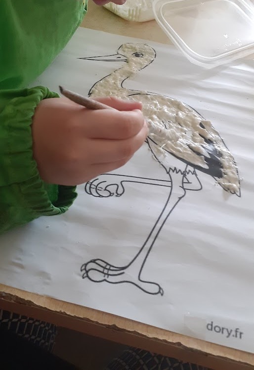 trabalho pormenor pincel