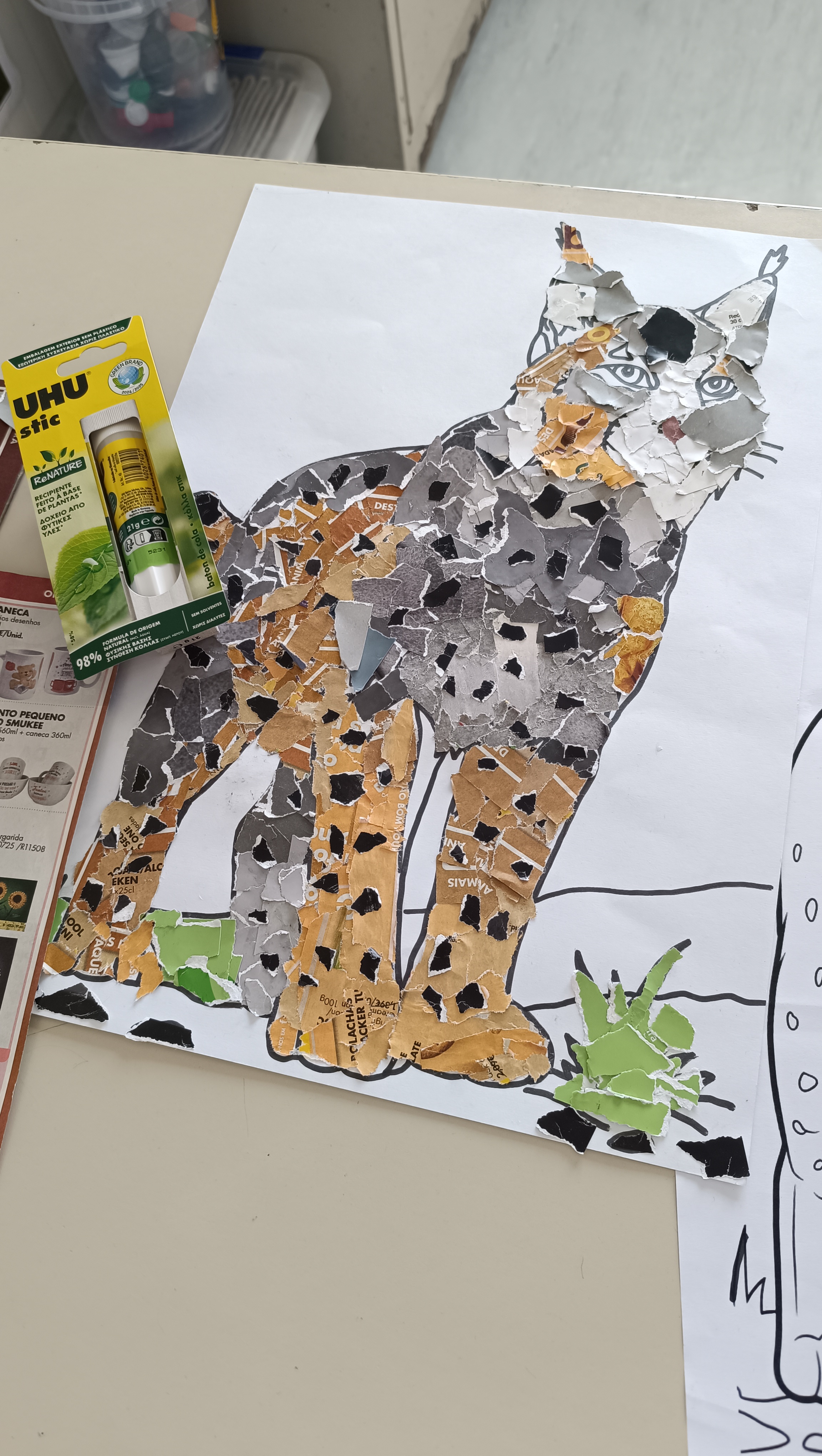 Quase concluído! Reta final do projeto e a precisar de reforço de cola!
