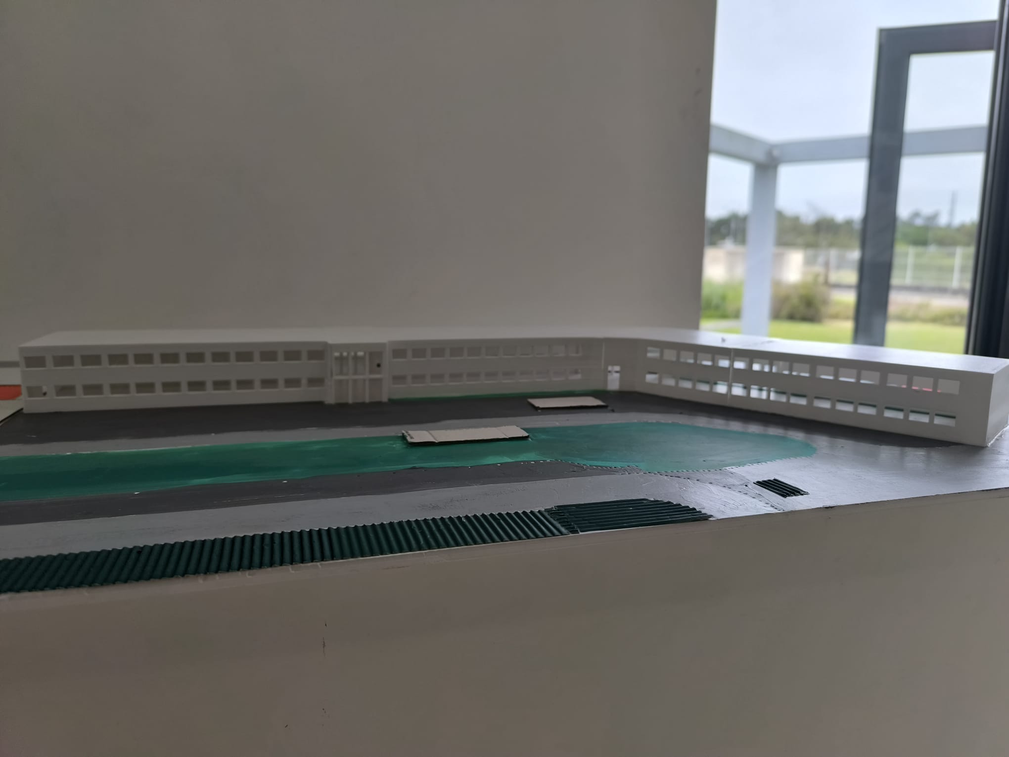 Maquete CRDL - fachada interior